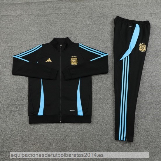 Nuevo Conjunto Completo Ropa Deportiva Con Cremallera Larga Argentina 2024 Negro Azul Baratas